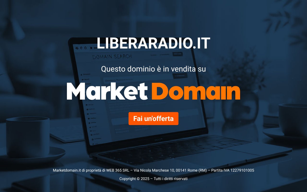 Screenshot of liberaradio.it