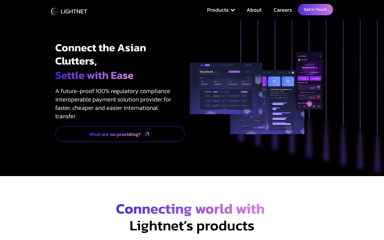 Screenshot of lightnet.io