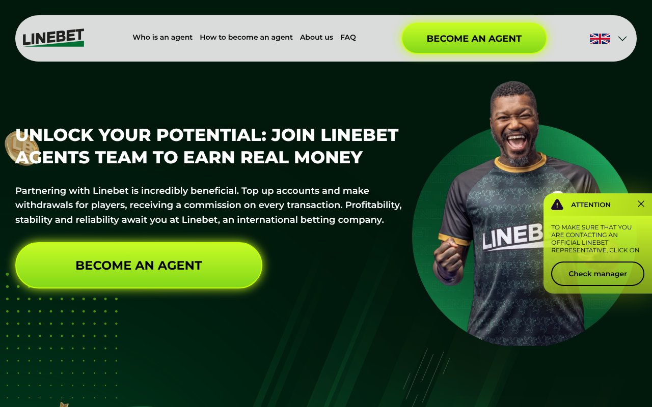 Screenshot of lineagents.pro