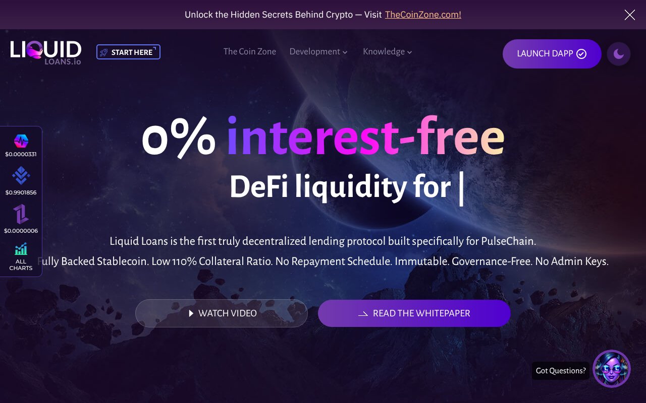 Screenshot of liquidloans.io