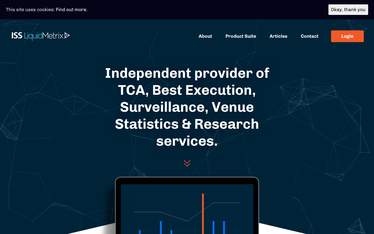 Screenshot of liquidmetrix.com