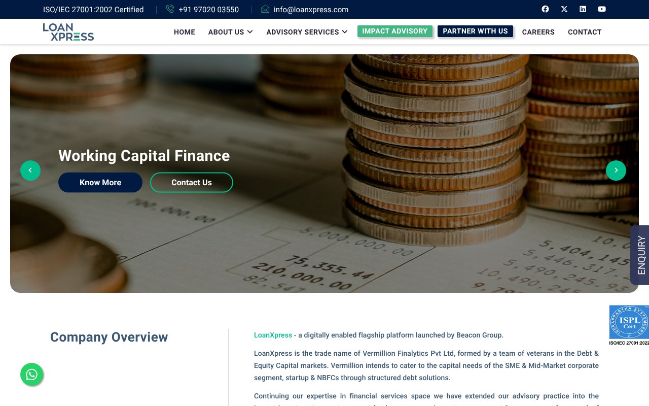 Screenshot of loanxpress.com