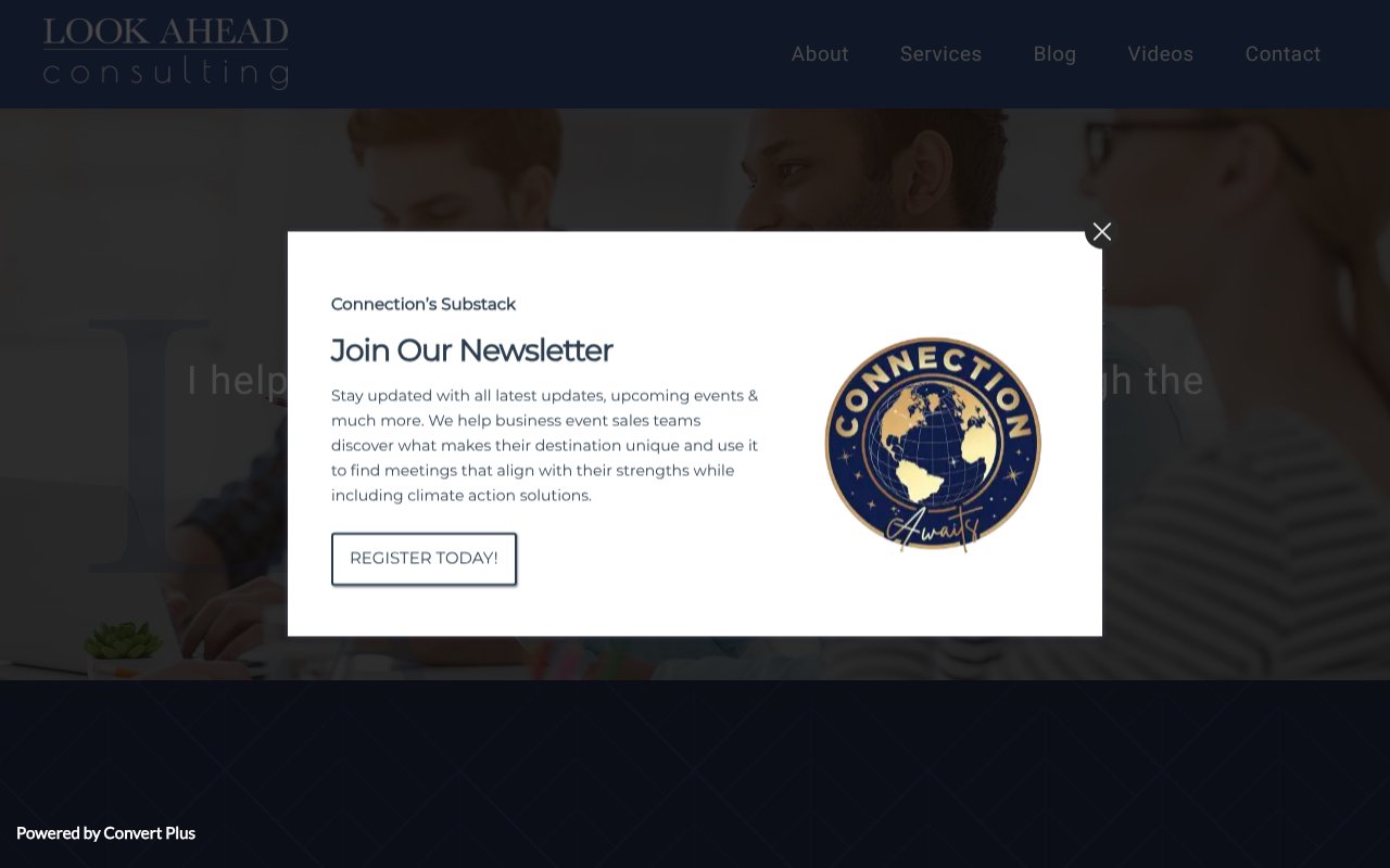 Screenshot of lookaheadconsulting.ca