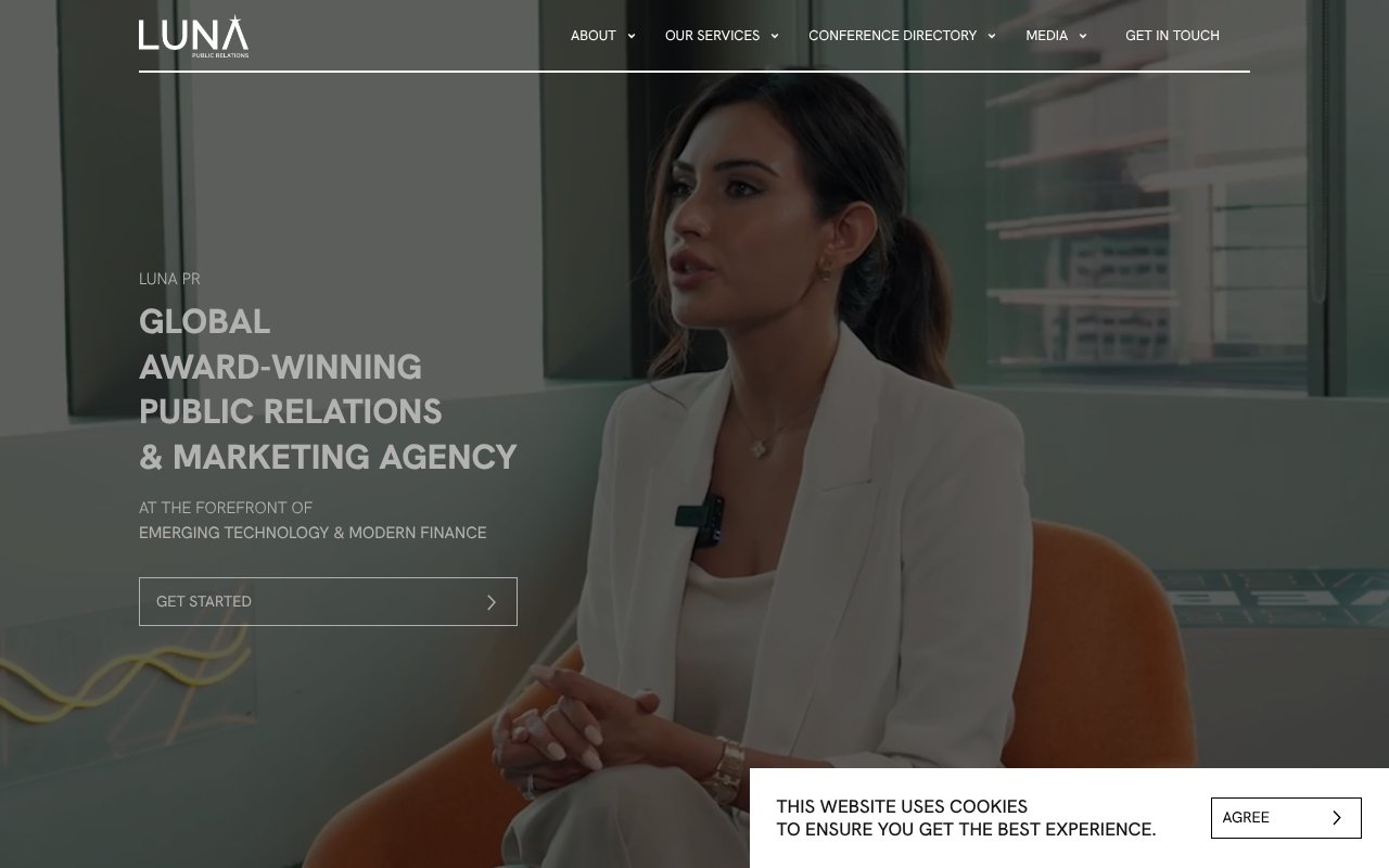 Screenshot of lunapr.com