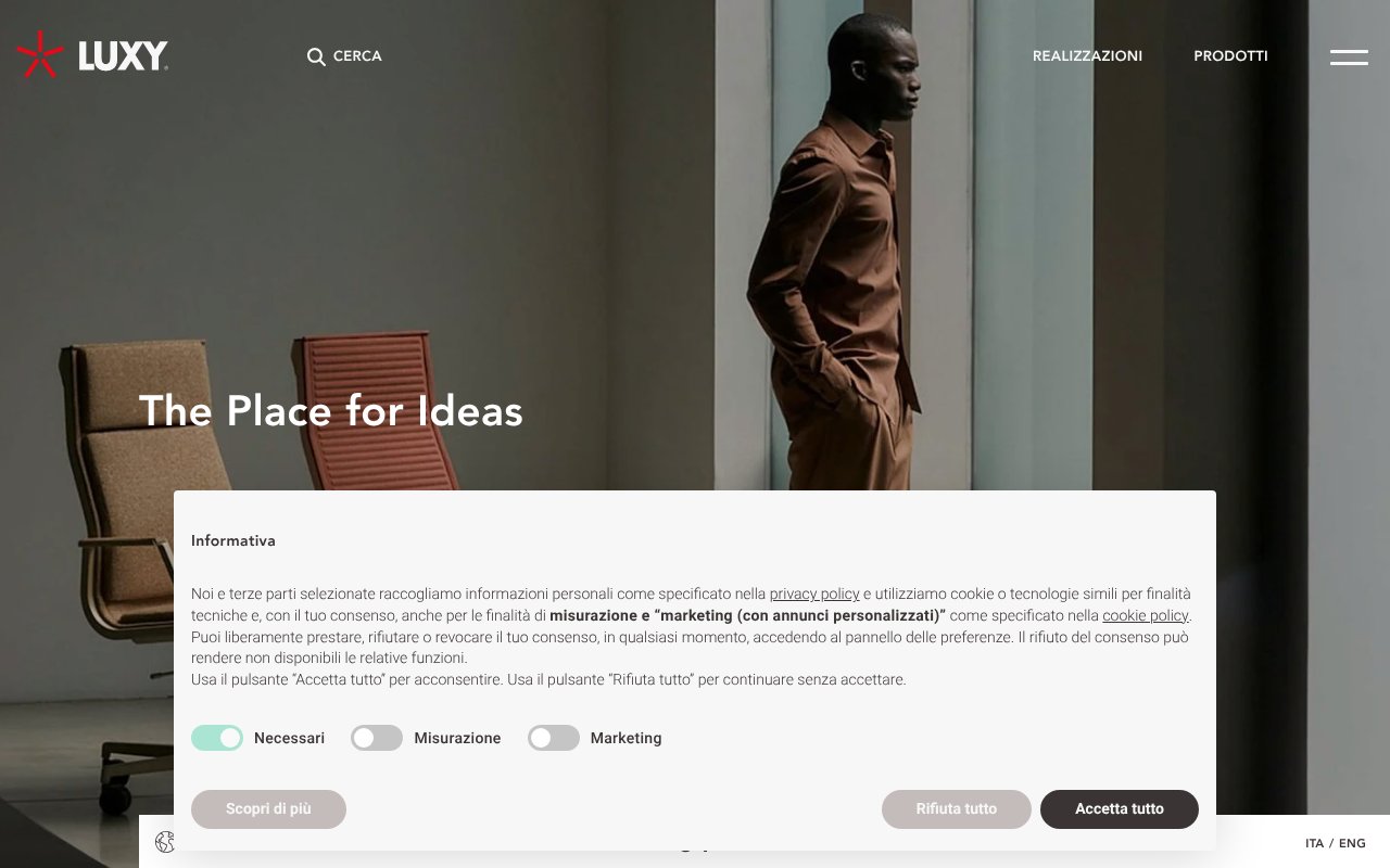 Screenshot of luxy.com