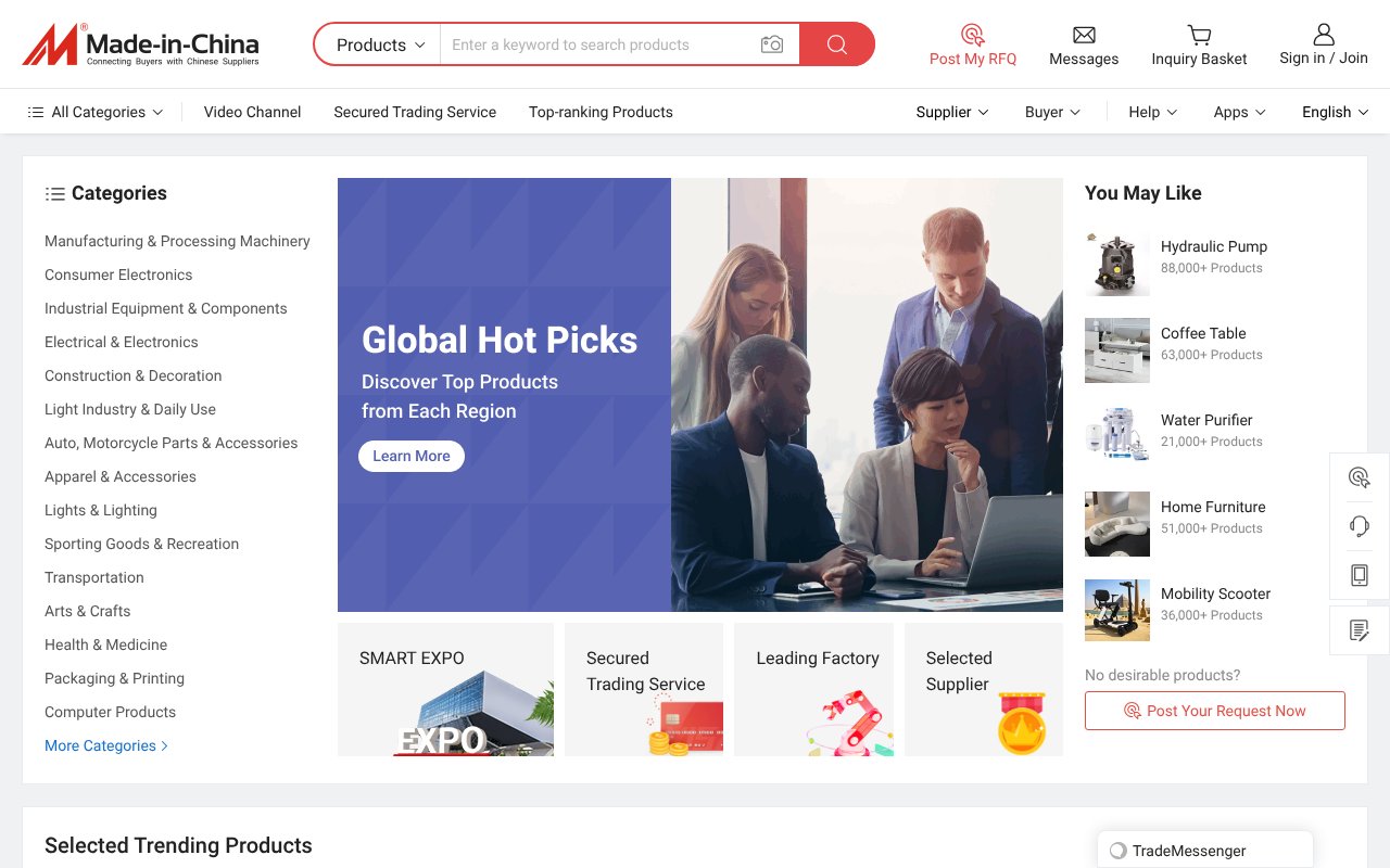 Screenshot of made-in-china.com