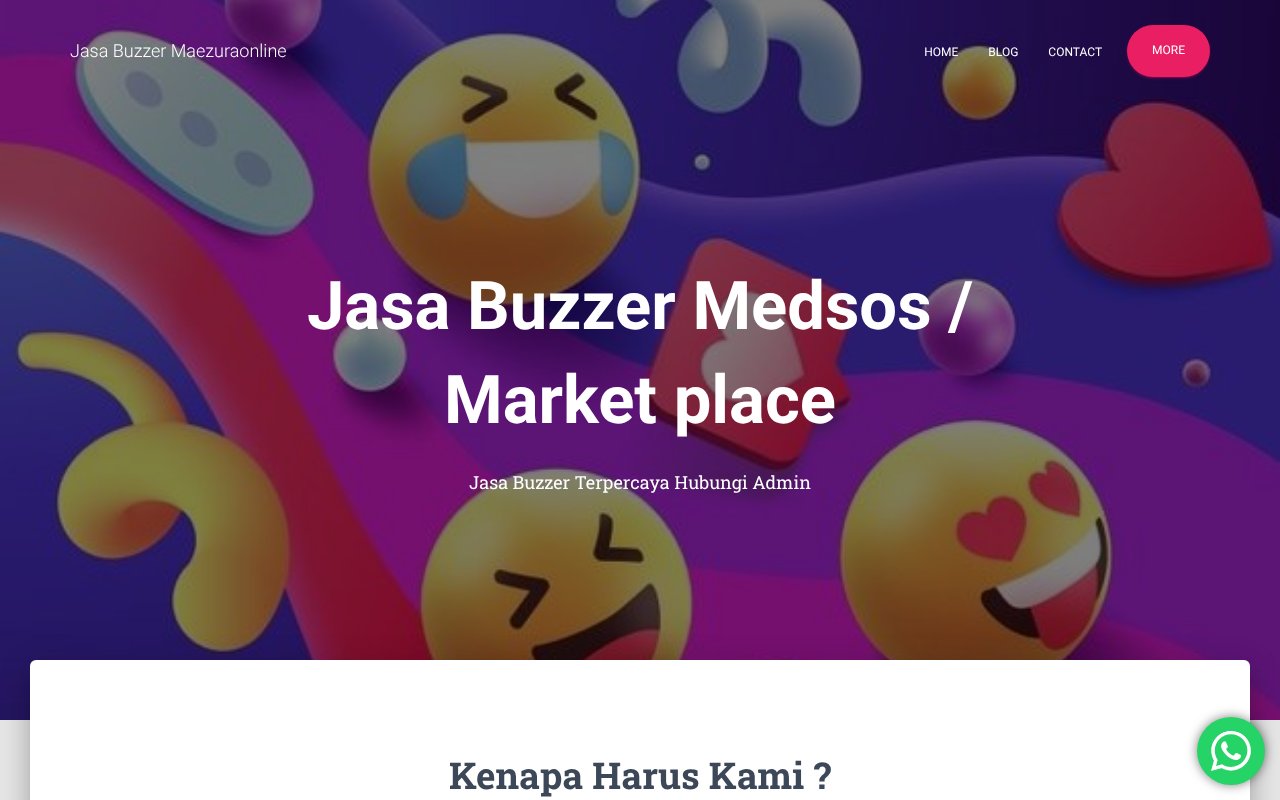 Screenshot of Jasa Buzzer Maezurraonline