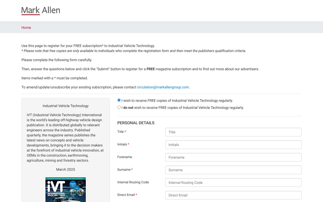 Screenshot of magupdate.co.uk
