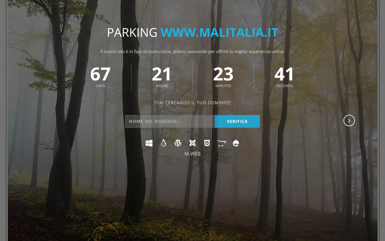 Screenshot of malitalia.it