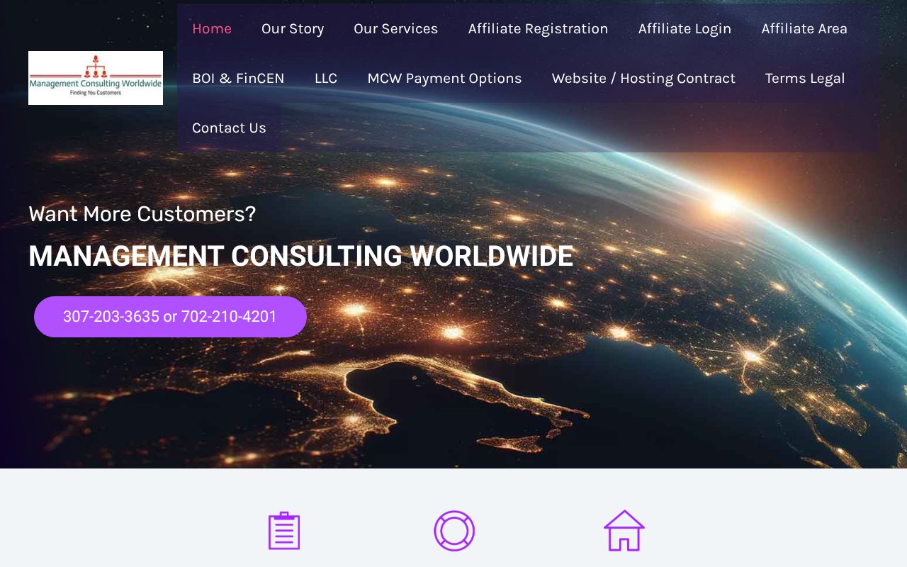 Screenshot of managementconsultingworldwide.com