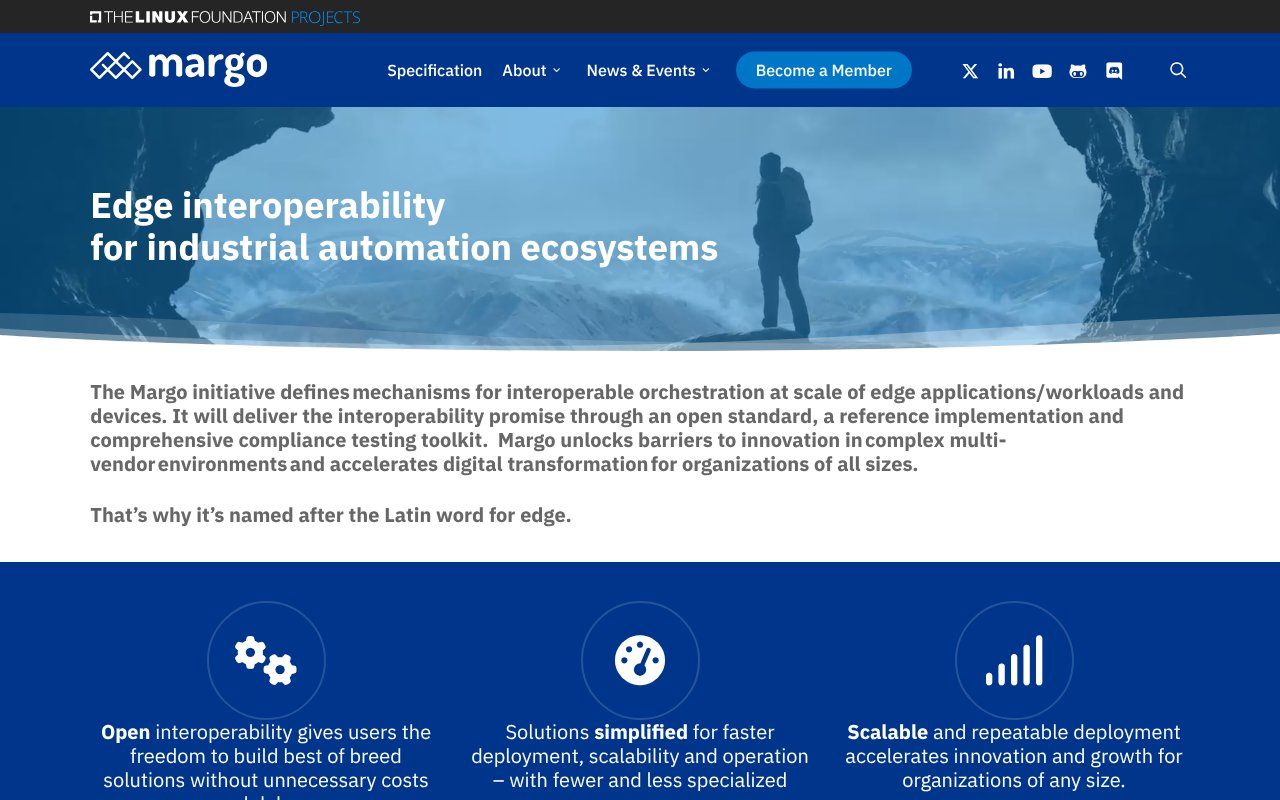 Screenshot of margo.org