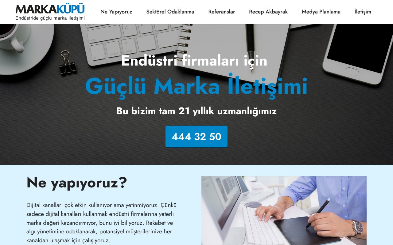Screenshot of markakupu.com.tr
