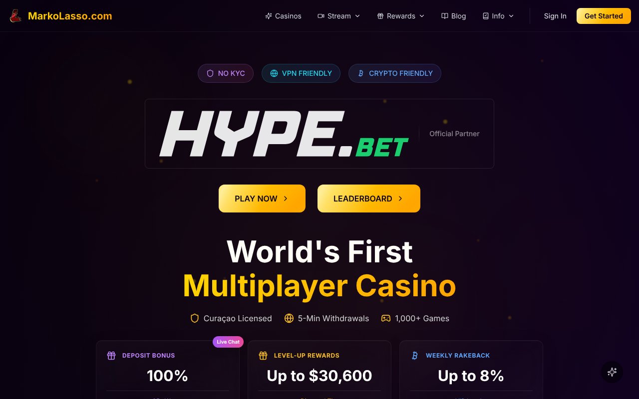 Screenshot of markolasso.com