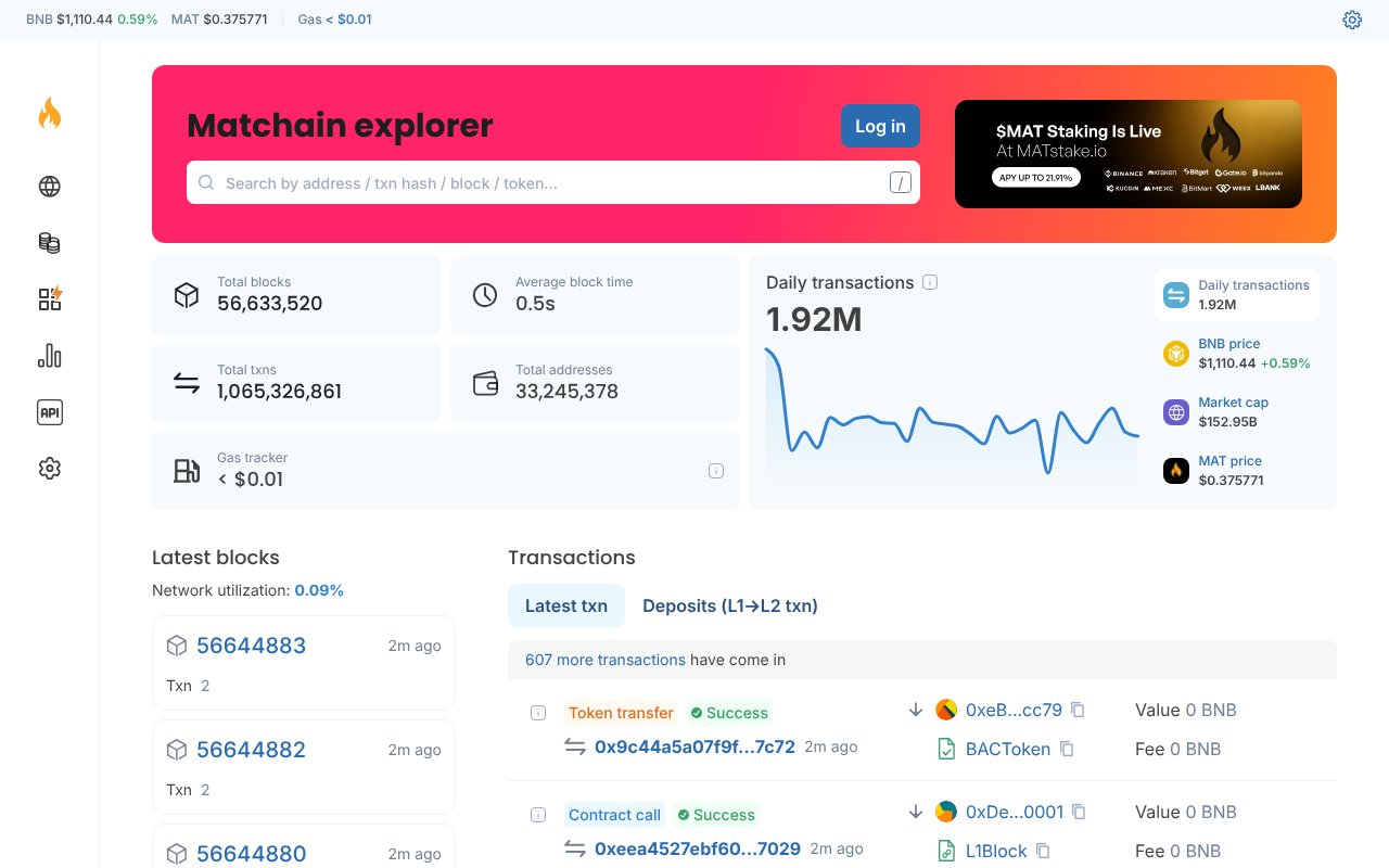 Screenshot of matchscan.io