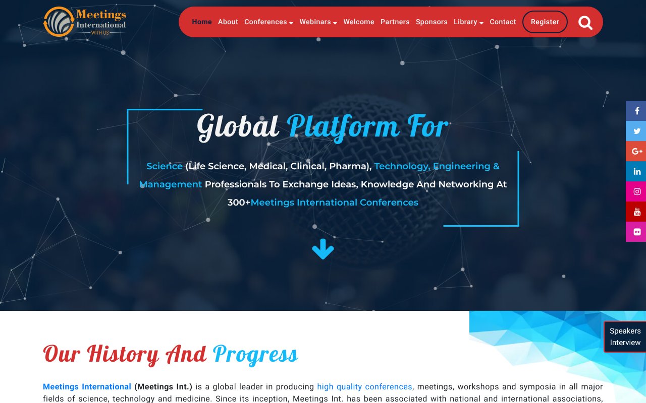 Screenshot of meetingsint.com