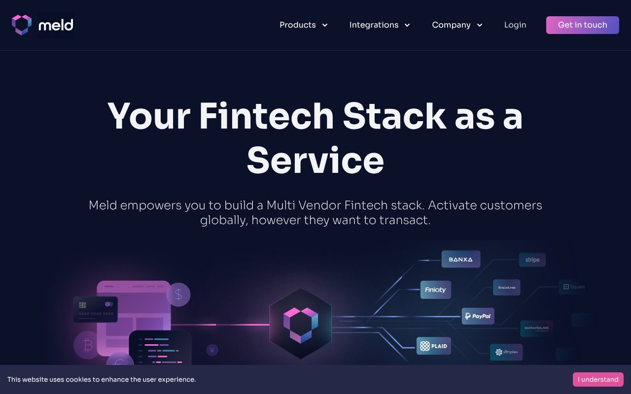 Screenshot of meld.io