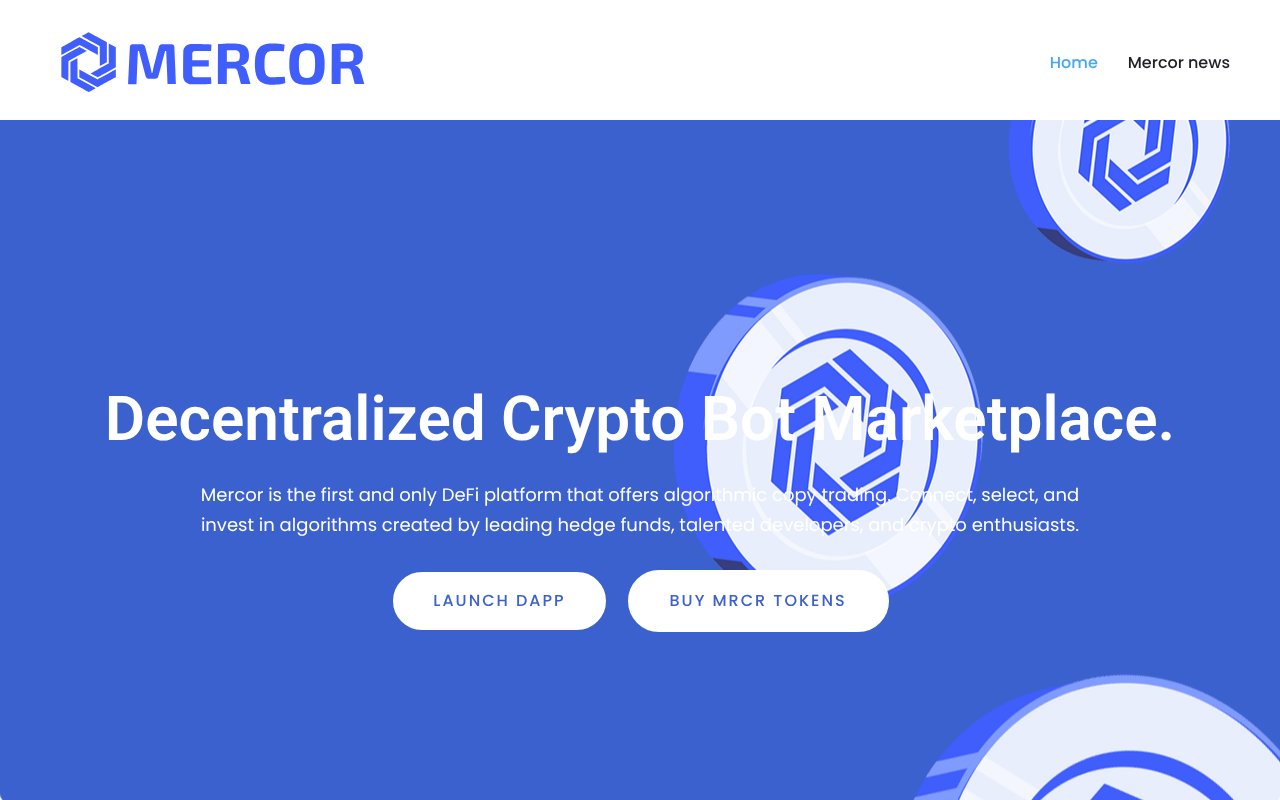 Screenshot of mercor.finance