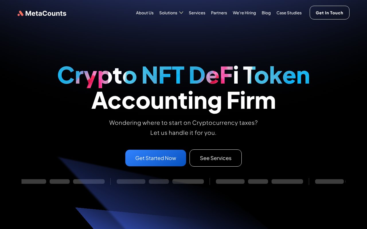 Screenshot of metacounts.co