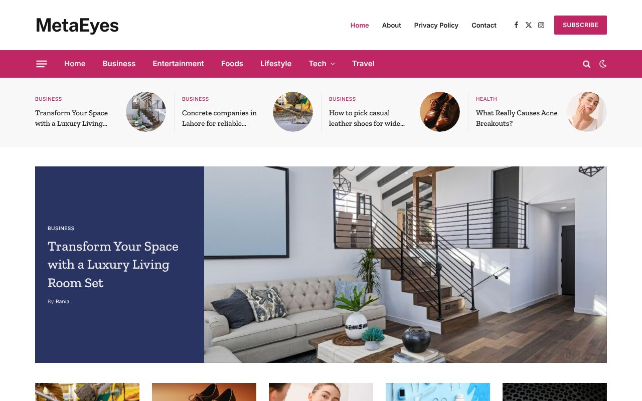 Screenshot of metaeyes.xyz