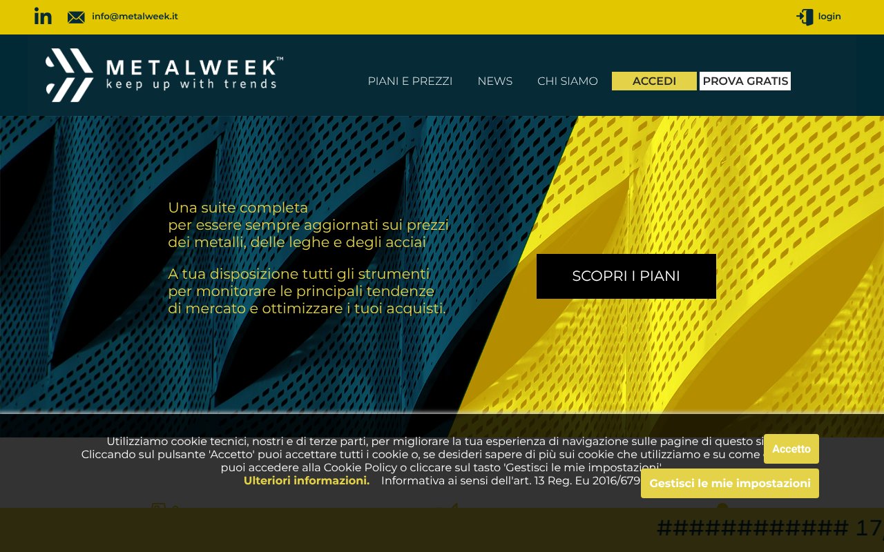 Screenshot of metalweek.it
