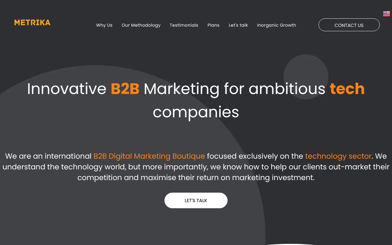 Screenshot of metrika.online