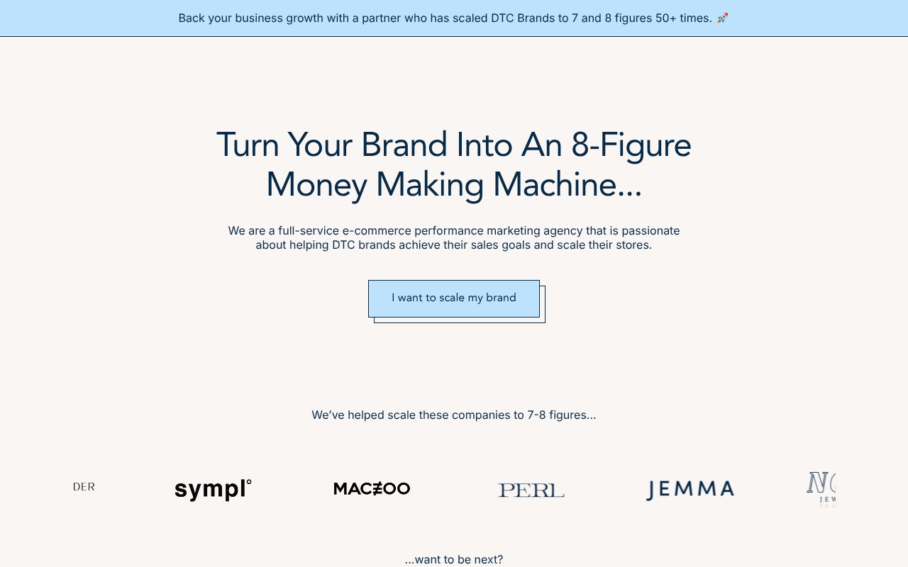 Screenshot of mhimedia.com