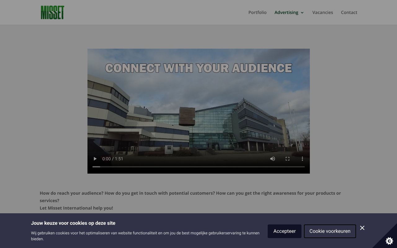 Screenshot of misset.com