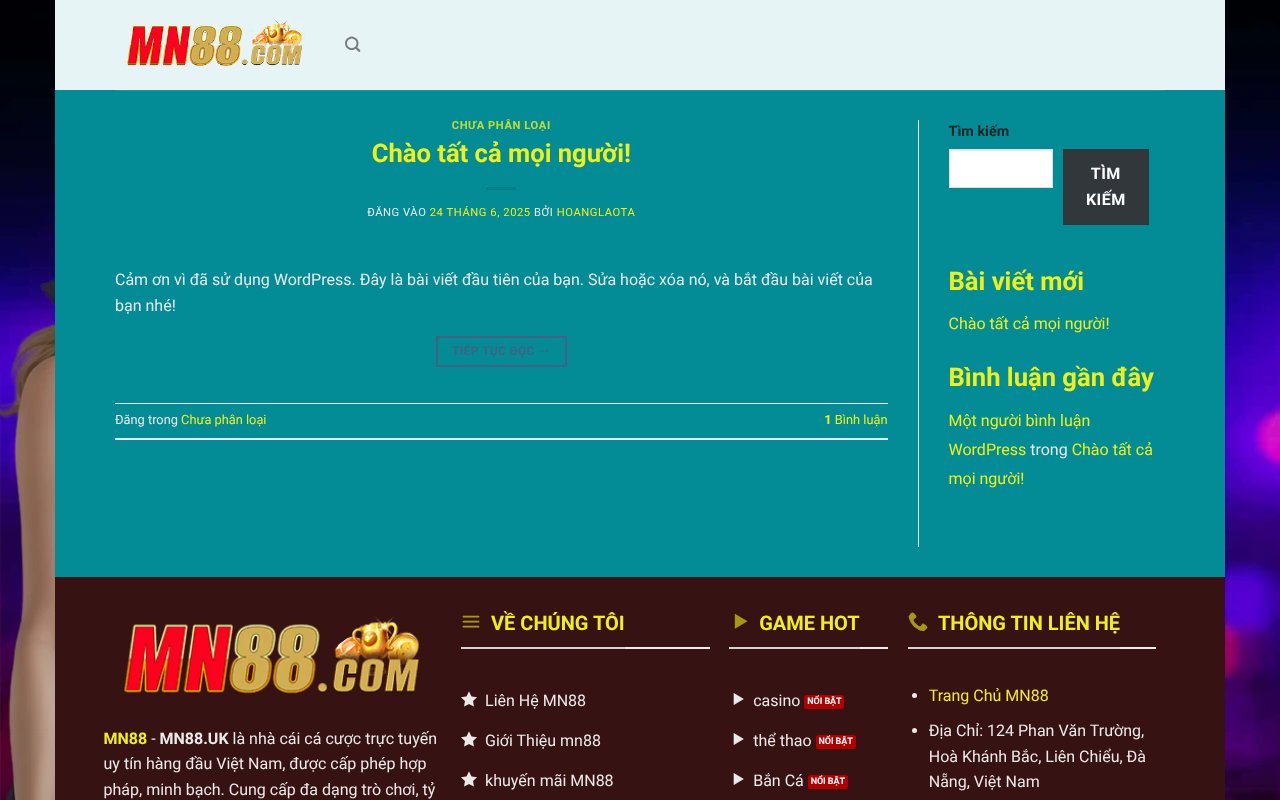 Screenshot of mn88.uk