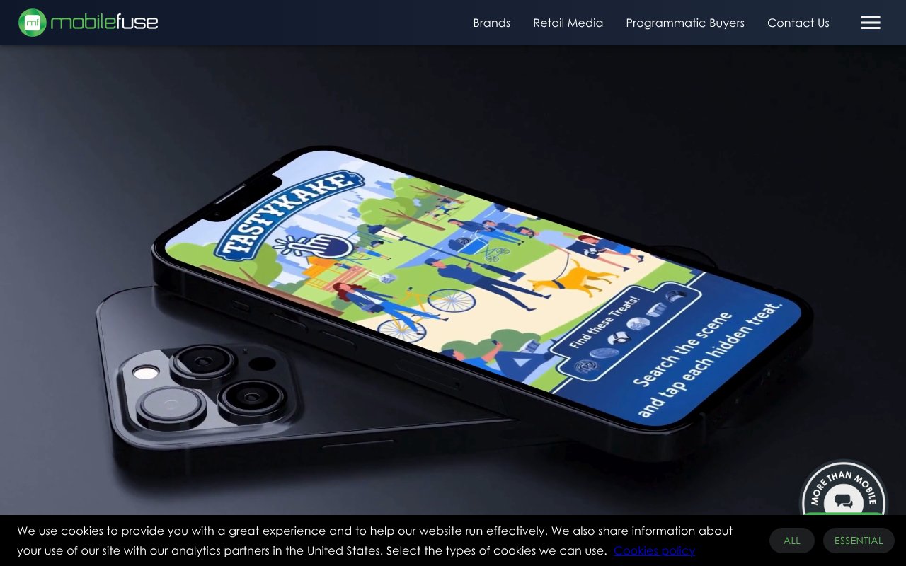 Screenshot of mobilefuse.com