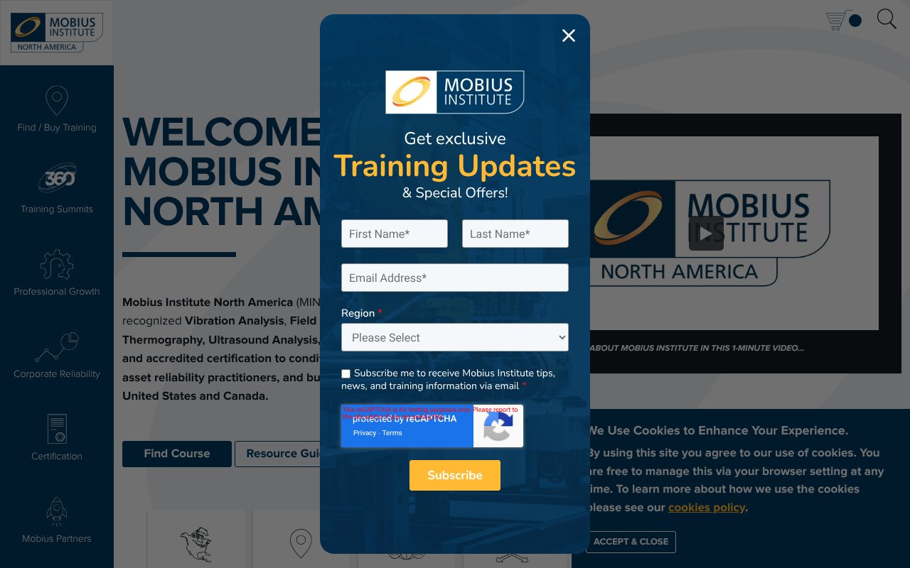 Screenshot of mobiusinstitute.com