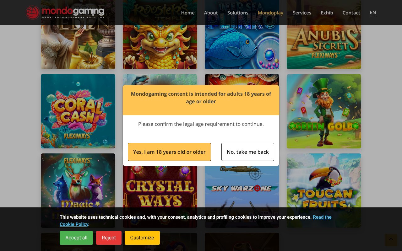 Screenshot of mondogaming.eu