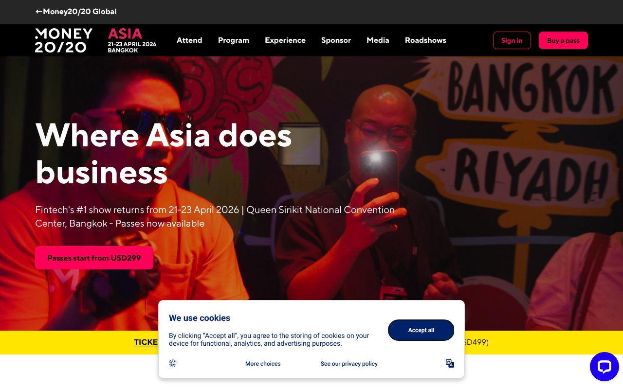 Screenshot of money2020.com