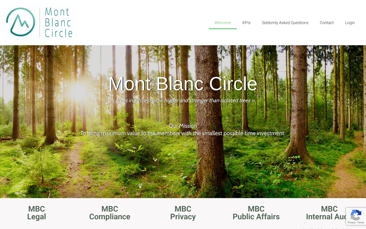Screenshot of montblanccircle.com