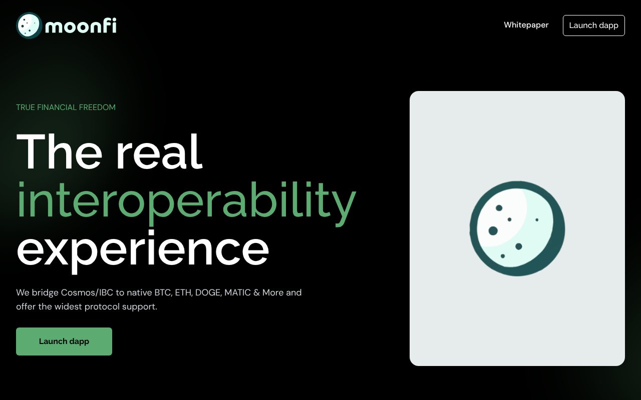 Screenshot of moonfi.com