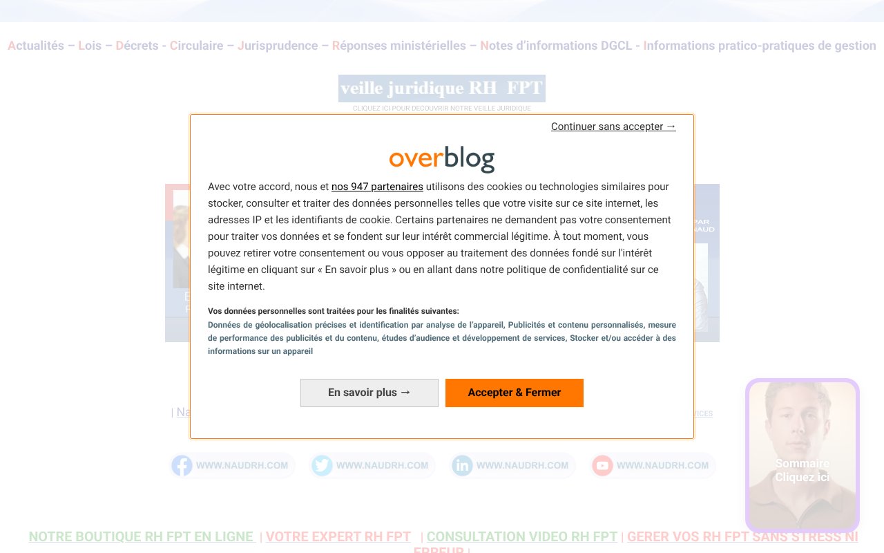Screenshot of naudrh.com