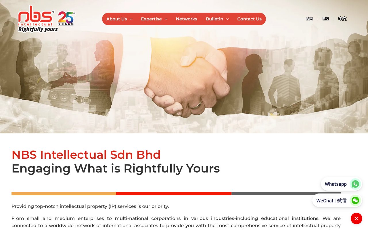 Screenshot of nbs.com.my