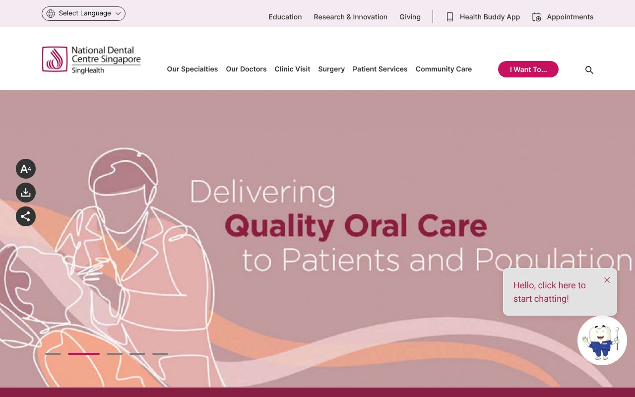 Screenshot of ndcs.com.sg