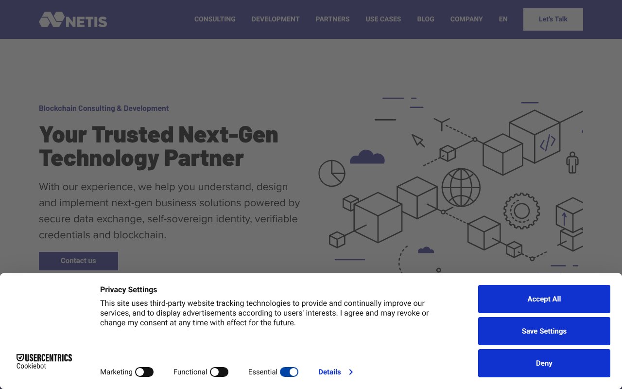 Screenshot of netis.si