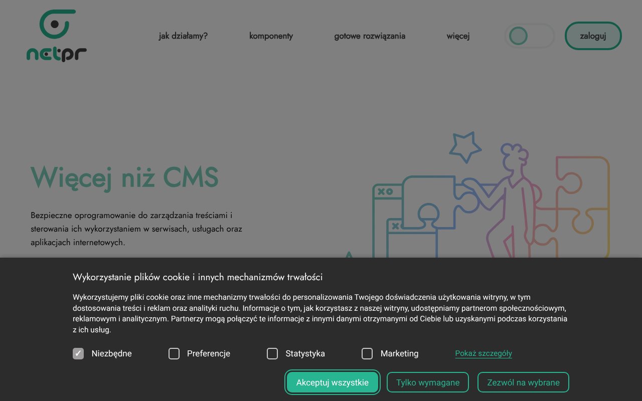 Screenshot of netpr.pl