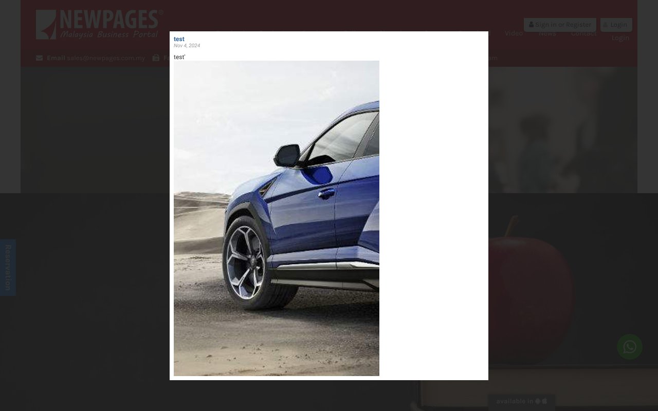 Screenshot of newpages.co