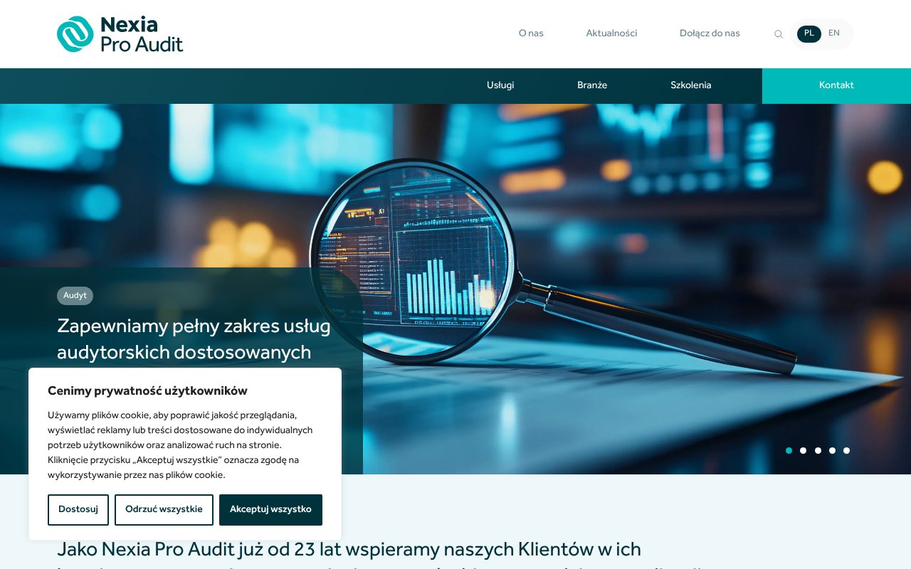 Screenshot of nexiaproaudit.pl