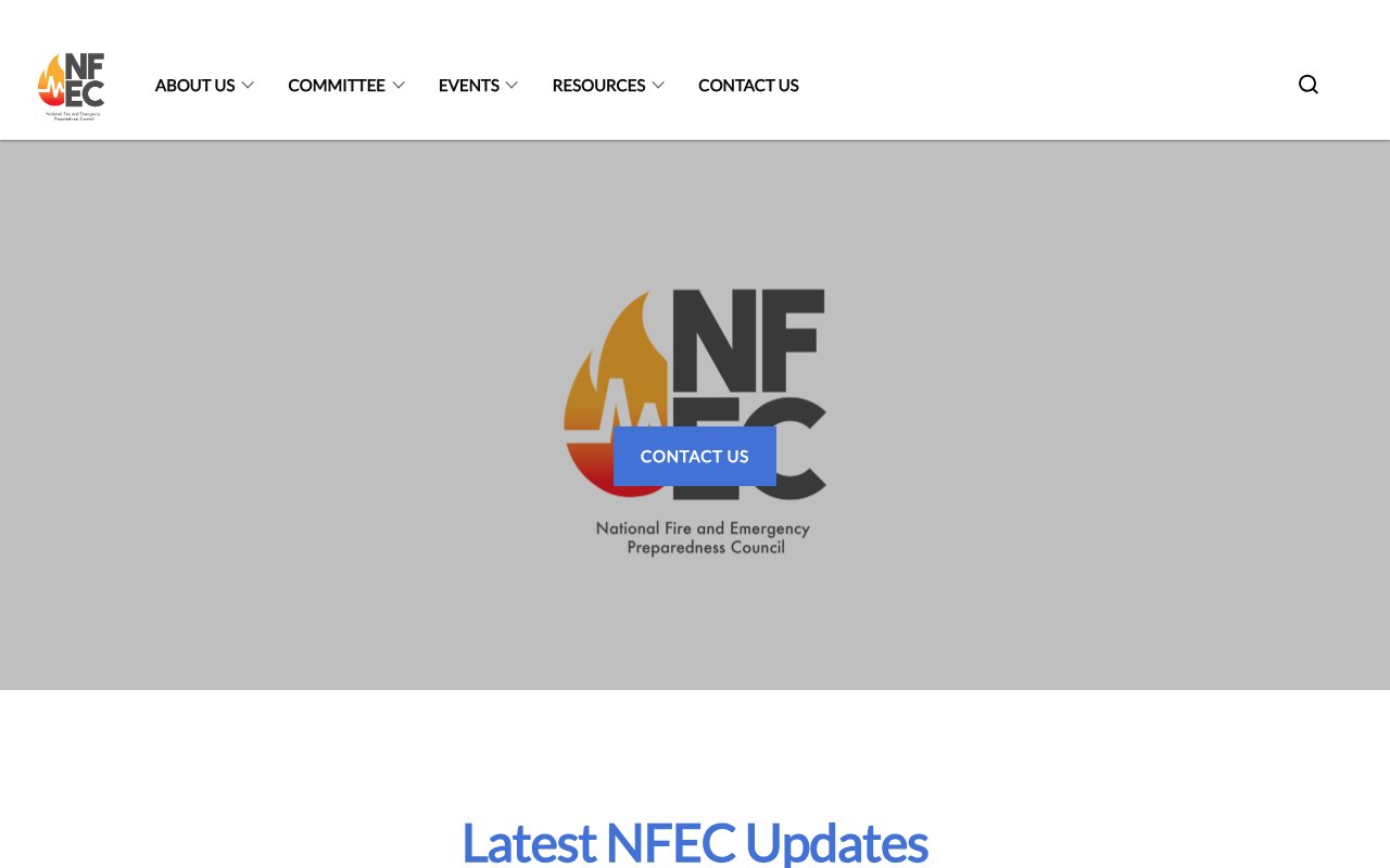 Screenshot of nfec.org.sg