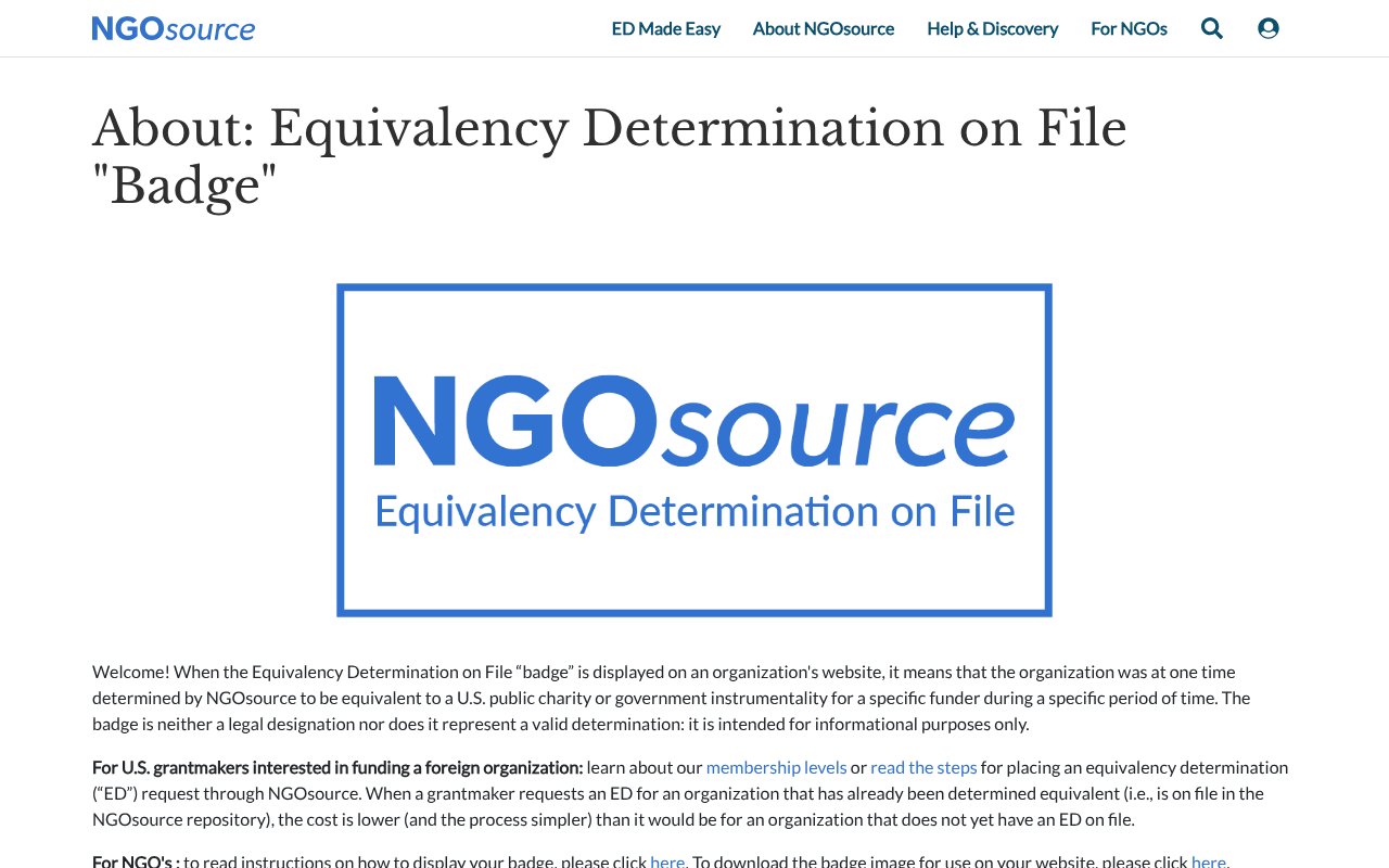 Screenshot of ngosource.org