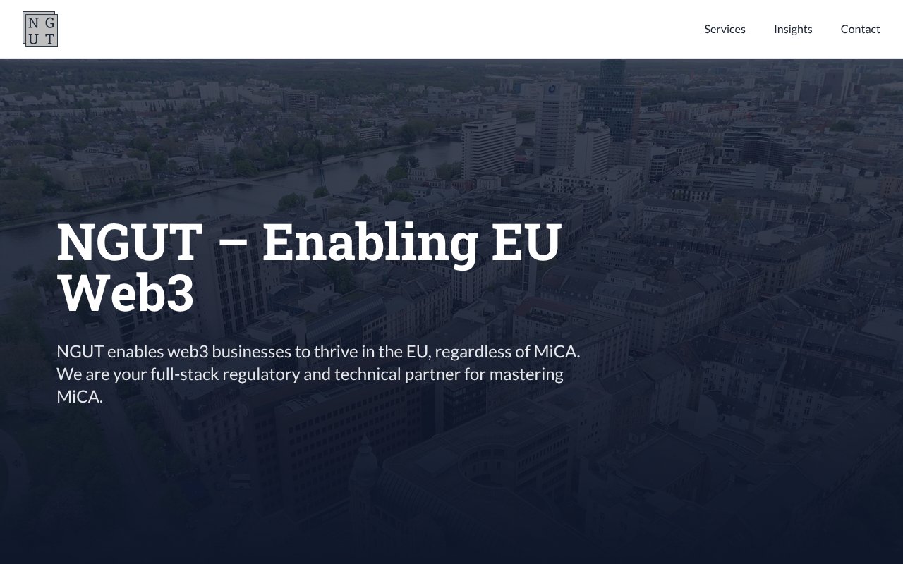 Screenshot of ngut.eu