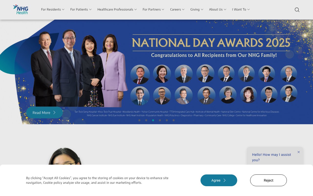 Screenshot of nhg.com.sg