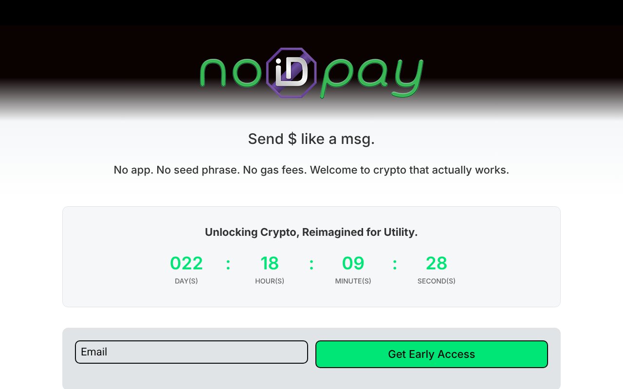 Screenshot of noidpay.com