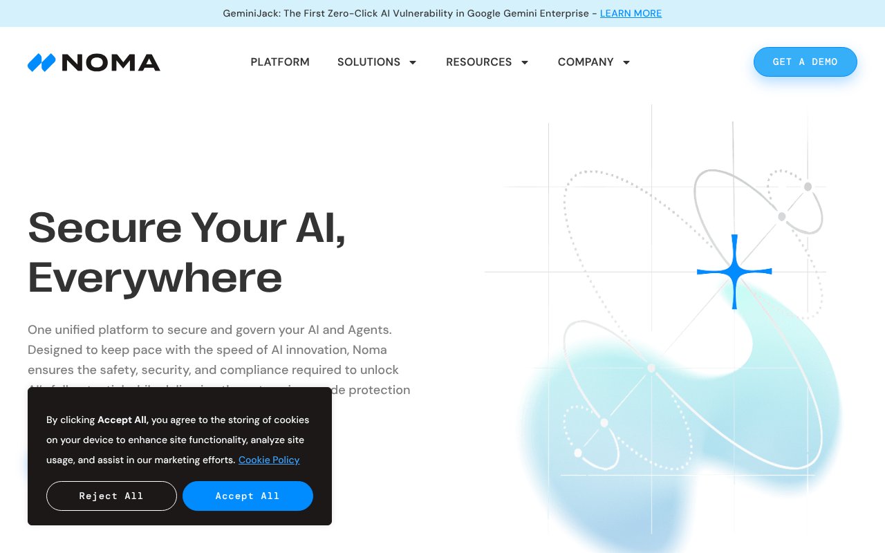 Screenshot of noma.security