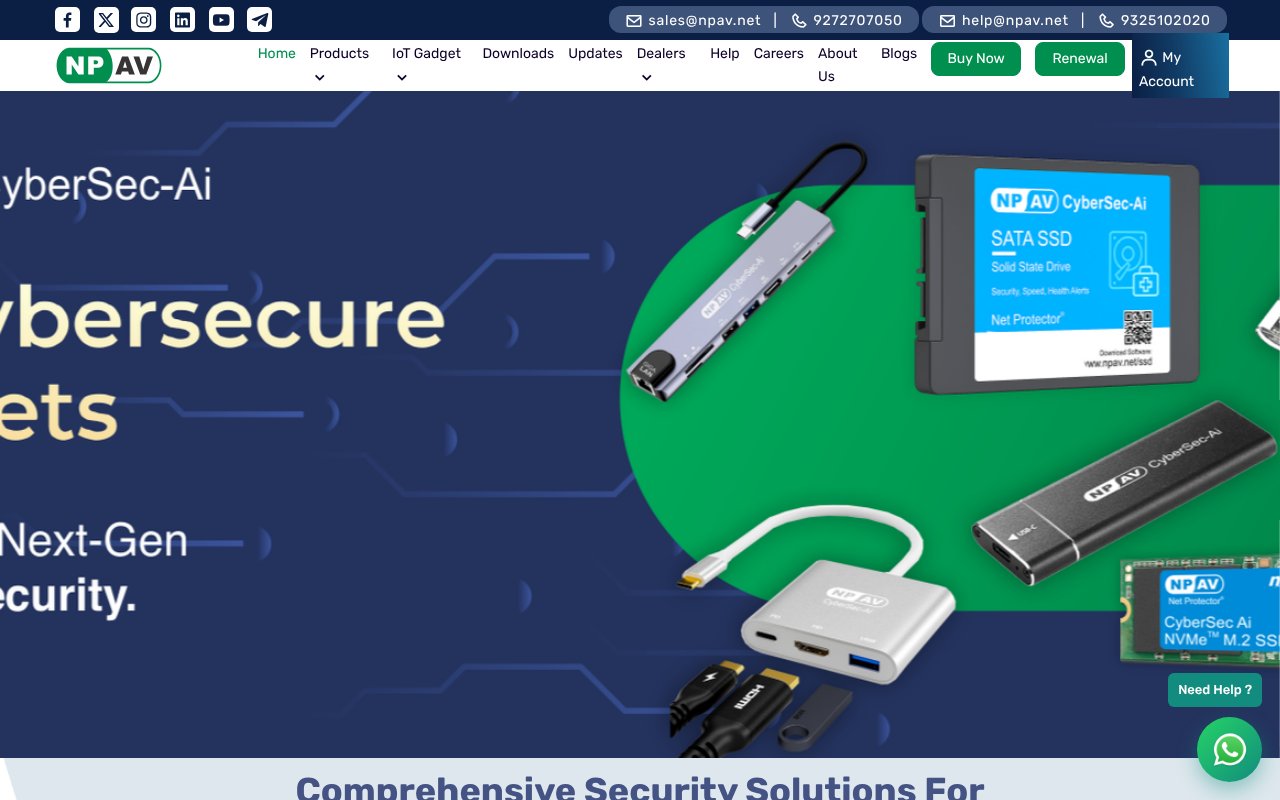 Screenshot of npav.net