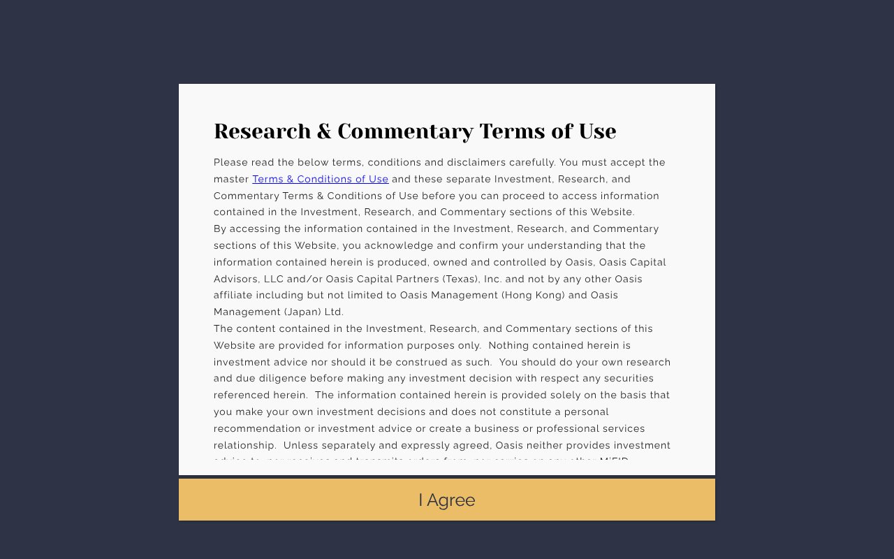 Screenshot of oasiscm.com