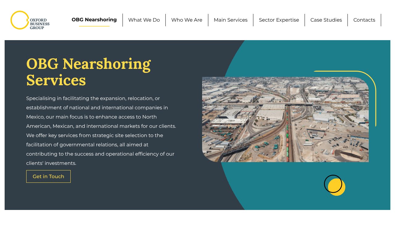 Screenshot of obgnearshoring.com
